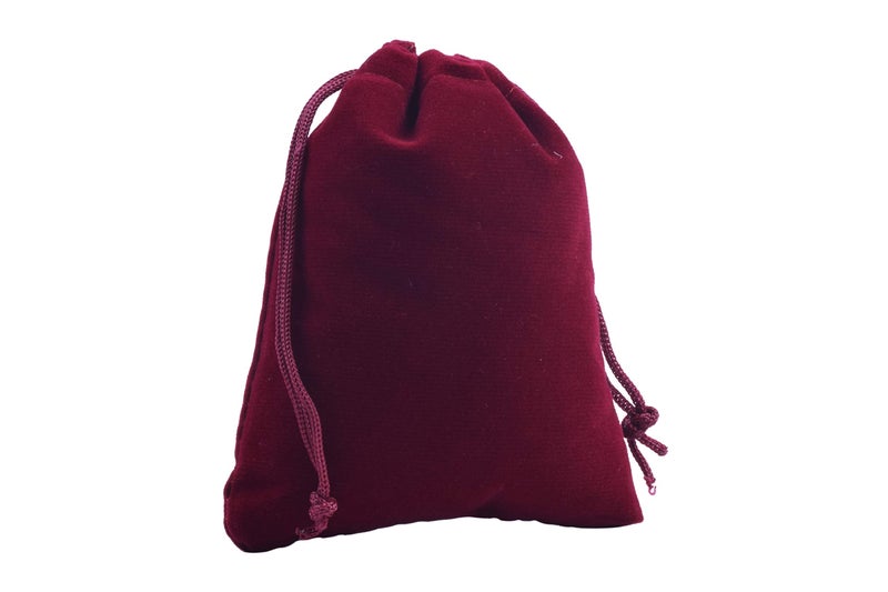 Sansam 25pcs Wine Velvet Drawstrings Gift Bags Jewelry Pouches for Wedding Favors, Candy Bags, Party Favors, 4.8x6.0'' - Image 2